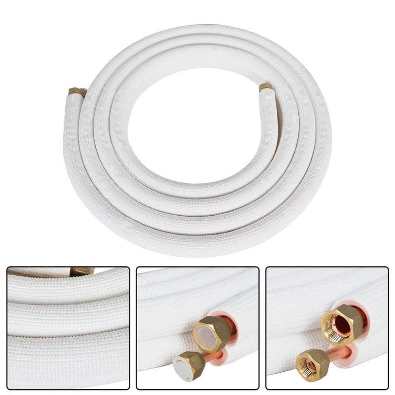 DURAFORCE White 16 Feet 3/8"- 5/8" Dia. Install Kit For Mini Split Heat Pump Systems