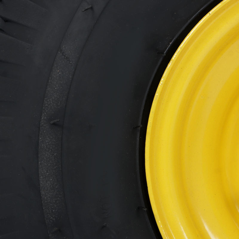 DURAFORCE 15x6.00-6 Inch Lawn Mower Tire & Wheel 3/4" Axle, 3" Hub Inflated Tires 2-Pack
