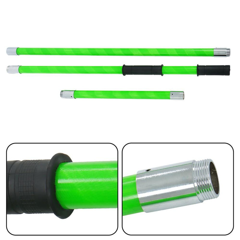 DURAFORCE 30 Feet Tree Pole Pruner Durable Tree Trimmers Handle Manual Branches Green