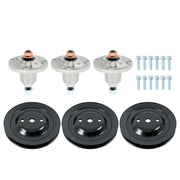 DURAFORCE 3PK Spindle Pulley Kit For John Deere 54 inch Deck GY21099 GY20867 GX21381