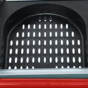 DURAFORCE Red 3 Holes Chicken Ducks Eggs Nesting Boxes With Metal Legs Chicken Laying Box