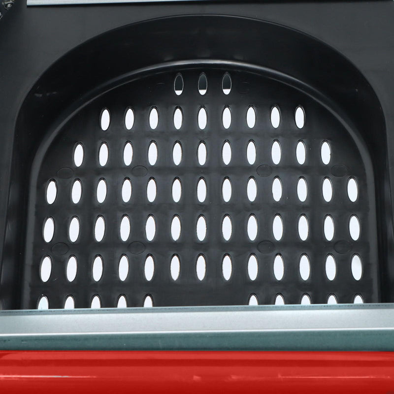 DURAFORCE Red 3 Holes Chicken Ducks Eggs Nesting Boxes With Metal Legs Chicken Laying Box