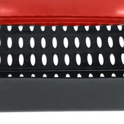 DURAFORCE Red 3 Holes Chicken Ducks Eggs Nesting Boxes With Metal Legs Chicken Laying Box