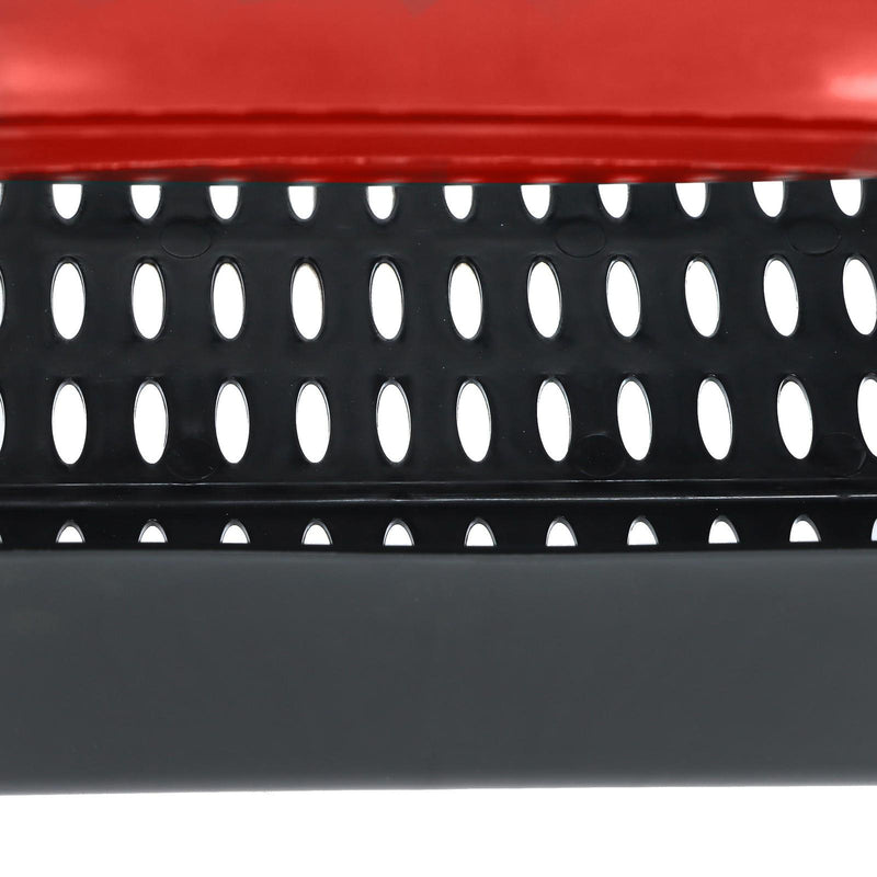 DURAFORCE Red 3 Holes Chicken Ducks Eggs Nesting Boxes With Metal Legs Chicken Laying Box