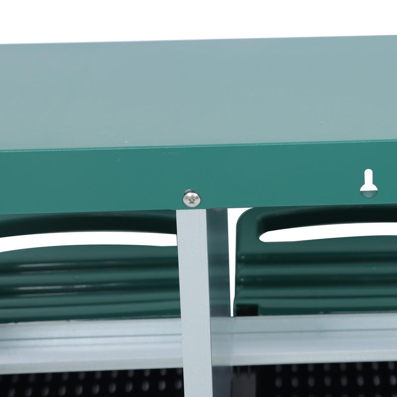 DURAFORCE New Rollout Egg Collection 4 Hole Chicken Nest Box Hen Lay Nest Box Coop Green