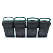 DURAFORCE New Rollout Egg Collection 4 Hole Chicken Nest Box Hen Lay Nest Box Coop Green