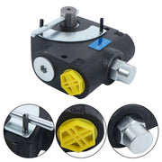 DURAFORCE 3/4" NPT Hydraulic Adjustable Variable Flow Control Valve w/ Relief 0-30 GPM
