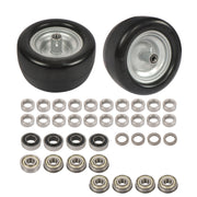 DURAFORCE 11x6.00-5 Flat Free Tire And Wheel Solid Rubbe For Riding Lawn Mower Tires 2Pack