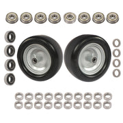 DURAFORCE 11x6.00-5 Flat Free Tire And Wheel Solid Rubbe For Riding Lawn Mower Tires 2Pack