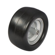 DURAFORCE 11x6.00-5 Flat Free Tire And Wheel Solid Rubbe For Riding Lawn Mower Tires 2Pack