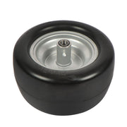 DURAFORCE 11x6.00-5 Flat Free Tire And Wheel Solid Rubbe For Riding Lawn Mower Tires 2Pack