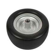 DURAFORCE 11x6.00-5 Flat Free Tire And Wheel Solid Rubbe For Riding Lawn Mower Tires 2Pack