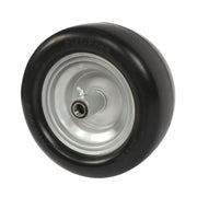 DURAFORCE 11x6.00-5 Flat Free Tire And Wheel Solid Rubbe For Riding Lawn Mower Tires 2Pack