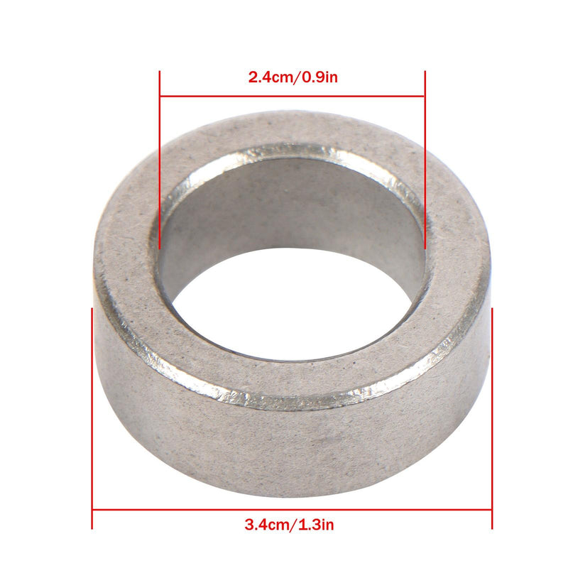 DURAFORCE 11x6.00-5 Flat Free Tire And Wheel Solid Rubbe For Riding Lawn Mower Tires 2Pack