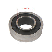 DURAFORCE 11x6.00-5 Flat Free Tire And Wheel Solid Rubbe For Riding Lawn Mower Tires 2Pack