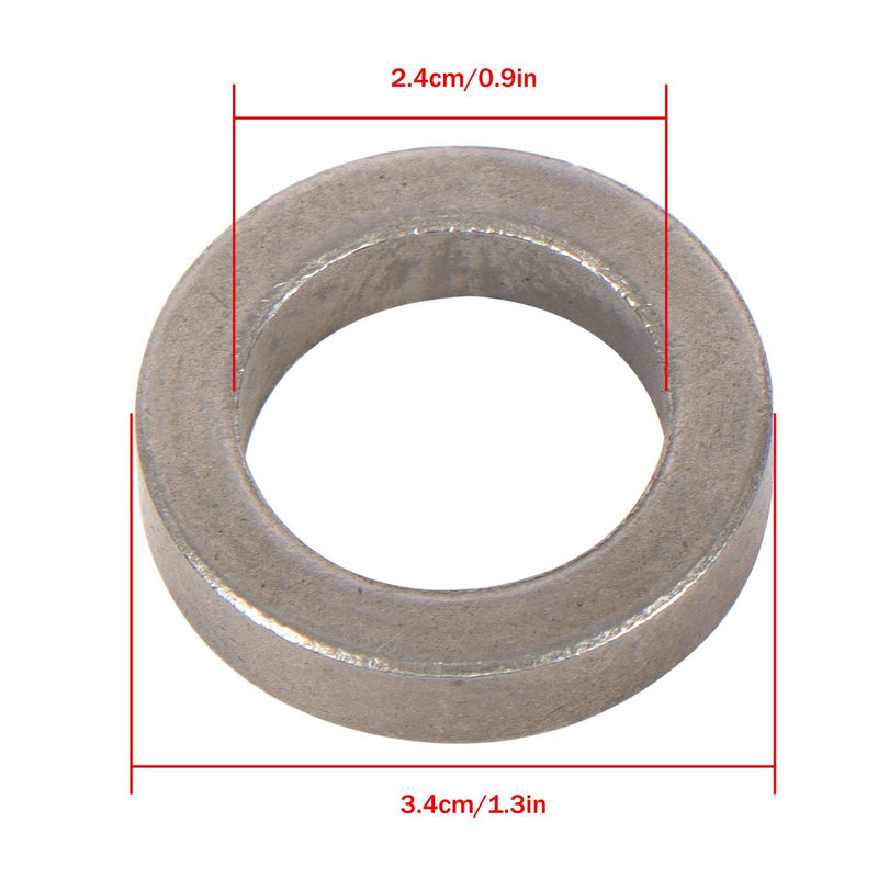 DURAFORCE 11x6.00-5 Flat Free Tire And Wheel Solid Rubbe For Riding Lawn Mower Tires 2Pack