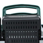 DURAFORCE 4 Hole Chicken Nesting Boxes Metal Chicken Egg Laying Box with Perch