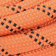 DURAFORCE 1/2"×220' 48 Strands Polyester Braided Arborist Rope For Tree Work Orange &Black