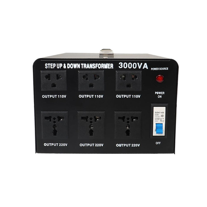 DURAFORCE 3000W Converter Voltage Transformer Step Up/Down 110-120V to 220-240V New
