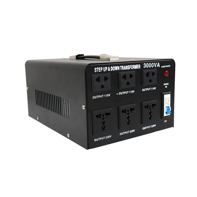DURAFORCE 3000W Converter Voltage Transformer Step Up/Down 110-120V to 220-240V New