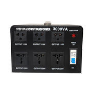 DURAFORCE 3000W Converter Voltage Transformer Step Up/Down 110-120V to 220-240V New