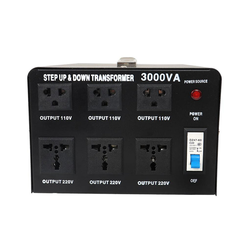 DURAFORCE 3000W Converter Voltage Transformer Step Up/Down 110-120V to 220-240V New