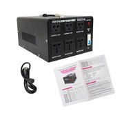DURAFORCE 3000W Converter Voltage Transformer Step Up/Down 110-120V to 220-240V New