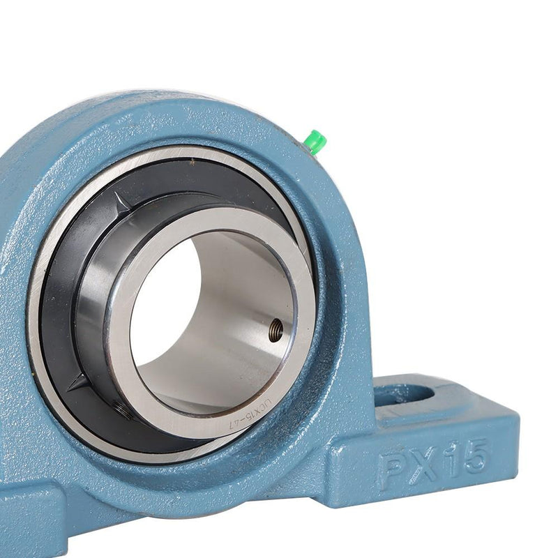 DURAFORCE 1Pcs UCPX15-47 2-15/16" Medium Duty Solid Base Pillow Block Bearing Unit