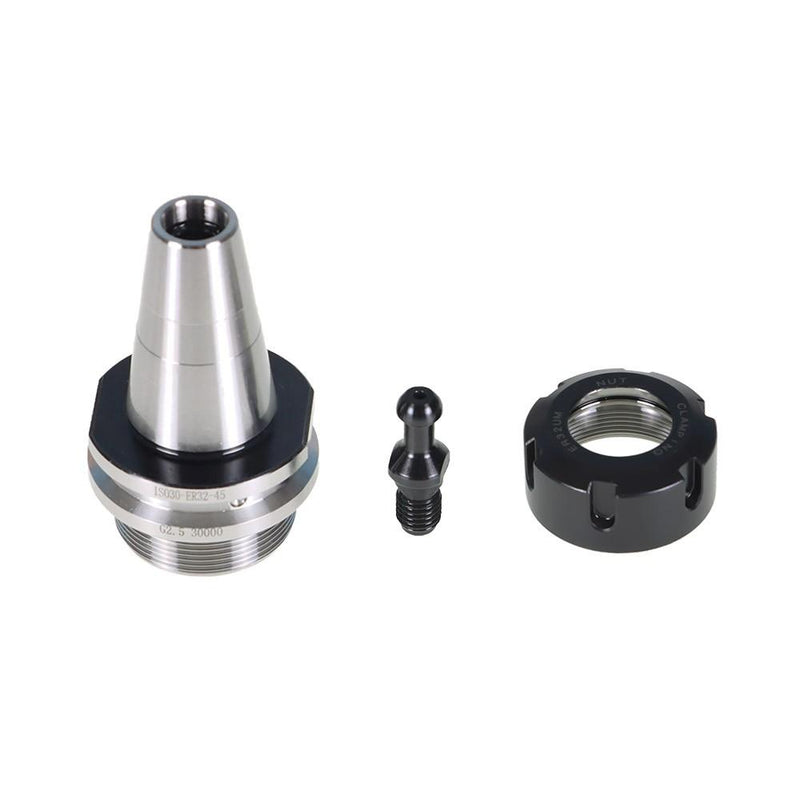 DURAFORCE 5 pcs ISO30 ER32-45L Balance Collet Chuck G2.5 30000RPM Lathe Tool Holder