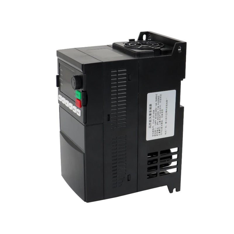 DURAFORCE Variable Frequency Drive VFD 1 to 3 Phase 1.5kW 2HP 220V Input AC 7A