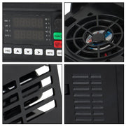 DURAFORCE Variable Frequency Drive VFD 1 to 3 Phase 1.5kW 2HP 220V Input AC 7A