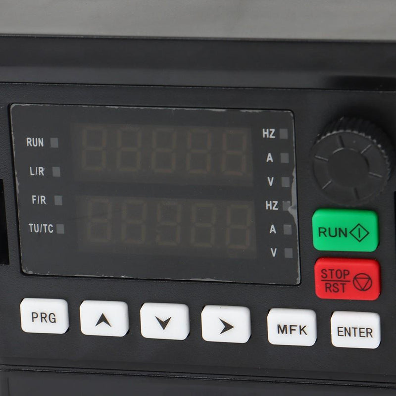 DURAFORCE Variable Frequency Drive VFD 1 to 3 Phase 1.5kW 2HP 220V Input AC 7A