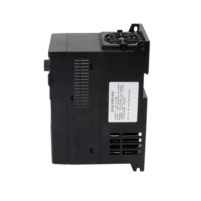 DURAFORCE Variable Frequency Drive VFD 1 to 3 Phase 1.5kW 2HP 220V Input AC 7A