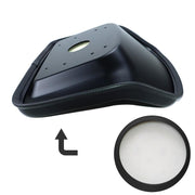 DURAFORCE Low Back Seat Universal LMS2002 Black Fit For Lawn Mower & Tractors & Carriages