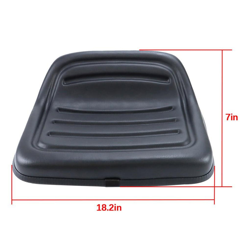 DURAFORCE Low Back Seat Universal LMS2002 Black Fit For Lawn Mower & Tractors & Carriages