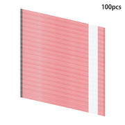 DURAFORCE Reflective Markers 48In Red Driveway Markers 100Pcs Snow Stakes 5/16 Diameter