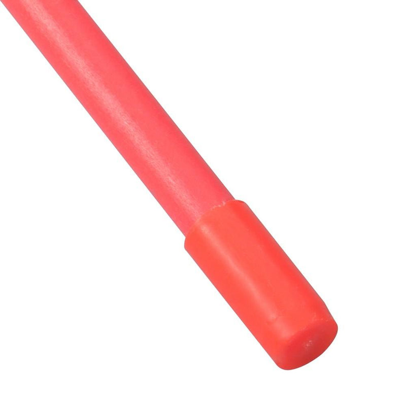 DURAFORCE Reflective Markers 48In Red Driveway Markers 100Pcs Snow Stakes 5/16 Diameter