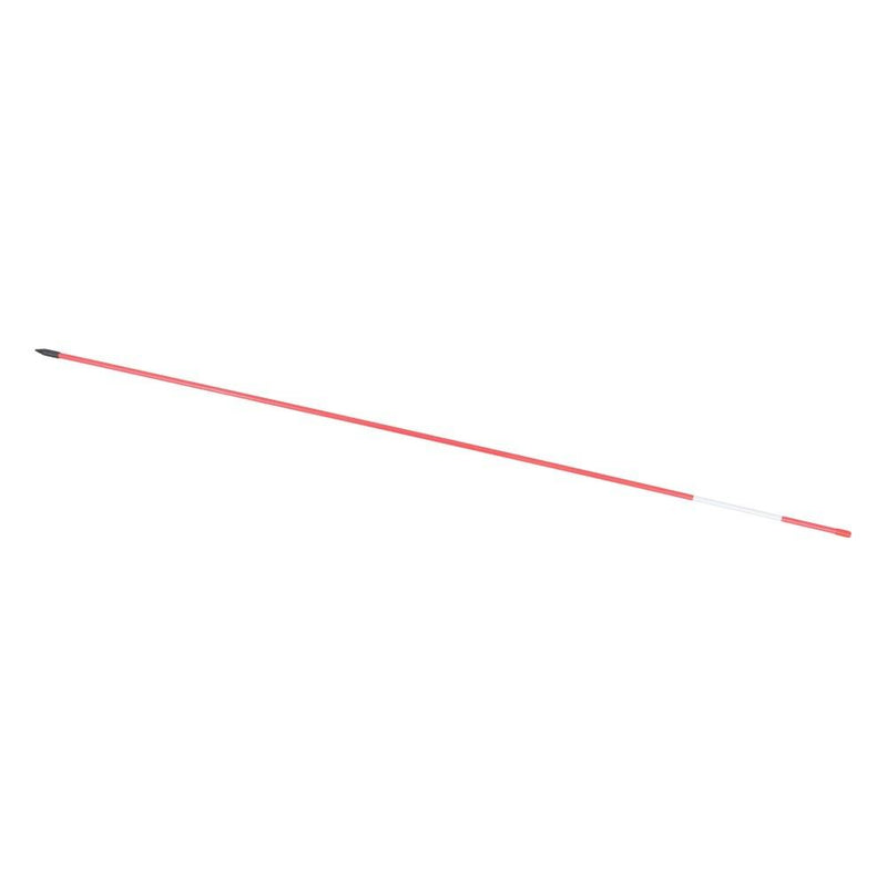 DURAFORCE Reflective Markers 48In Red Driveway Markers 100Pcs Snow Stakes 5/16 Diameter