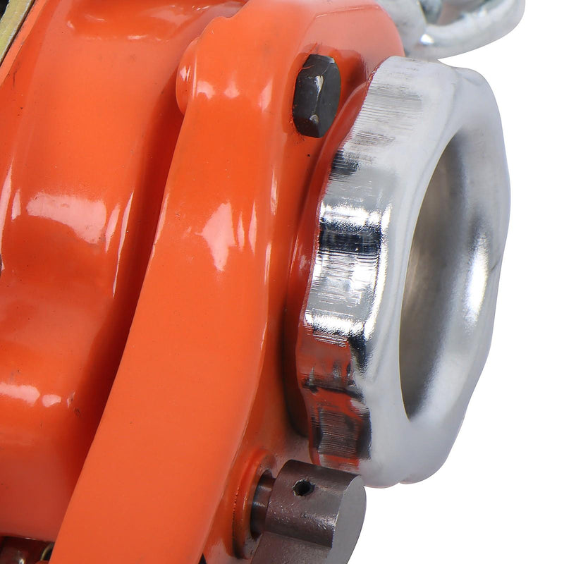 DURAFORCE 1-1/2 Ton 3300lbs Industrial Manual Hoist 10 FT Come Along & 360° Rotation Hook