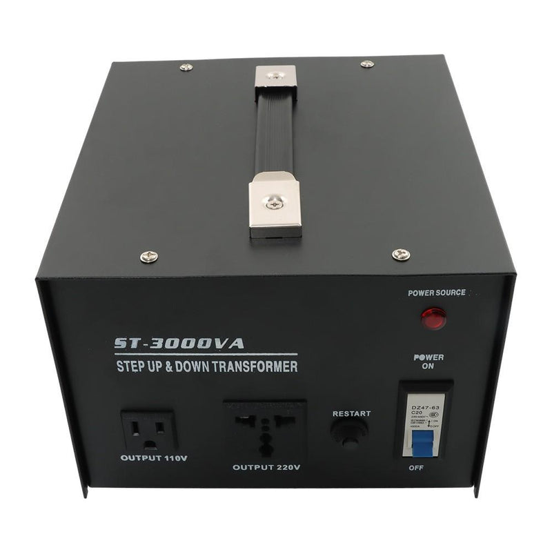 DURAFORCE 3000 Watt Step Up/Down Voltage Converter Transformer 110V To 220V/220V To 110V