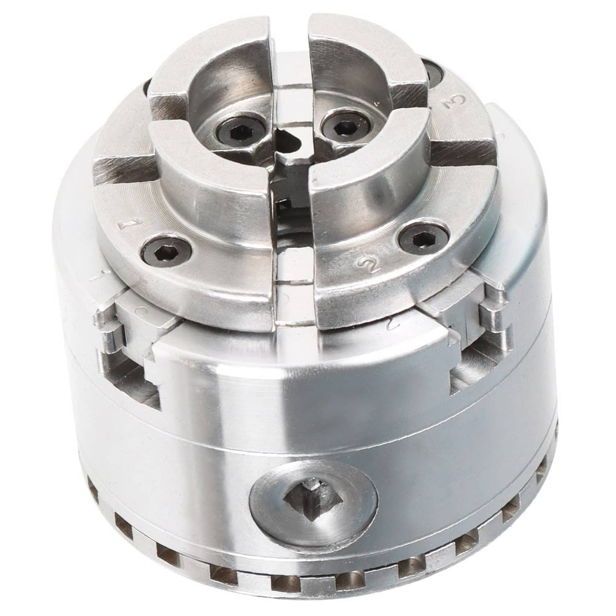 2.75 inch 4-Jaw With 1-Inch x 8TPI Thread Self-Centering Keyed Lathe C ...