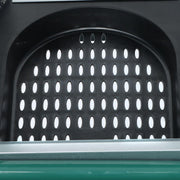 DURAFORCE Green For Chicken Nest Box Chicken Nesting Box With Metal Legs Roll Away 3 Hole