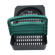 DURAFORCE Green For Chicken Nest Box Chicken Nesting Box With Metal Legs Roll Away 3 Hole