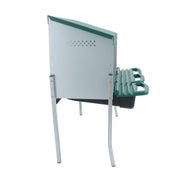 DURAFORCE Green For Chicken Nest Box Chicken Nesting Box With Metal Legs Roll Away 3 Hole