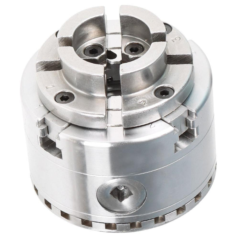 DURAFORCE 2.75 inch 4 Jaw With 1-Inch x 8TPI Thread Self-Centering Keyed Lathe Chuck Set