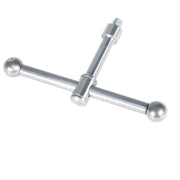 DURAFORCE 2.75 inch 4 Jaw With 1-Inch x 8TPI Thread Self-Centering Keyed Lathe Chuck Set