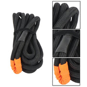 DURAFORCE 1"×30‘ Kinetic Recovery Tow Rope (34000lbs) Heavy Duty Energy Rope W/ 2 Shackles