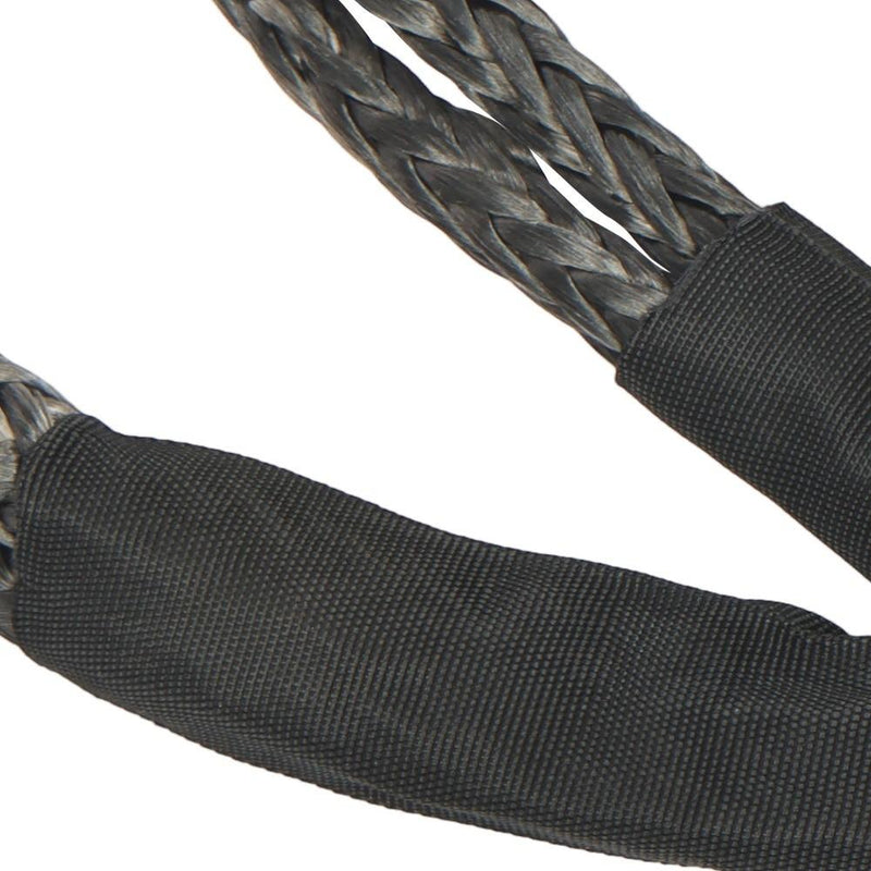 DURAFORCE 1"×30‘ Kinetic Recovery Tow Rope (34000lbs) Heavy Duty Energy Rope W/ 2 Shackles