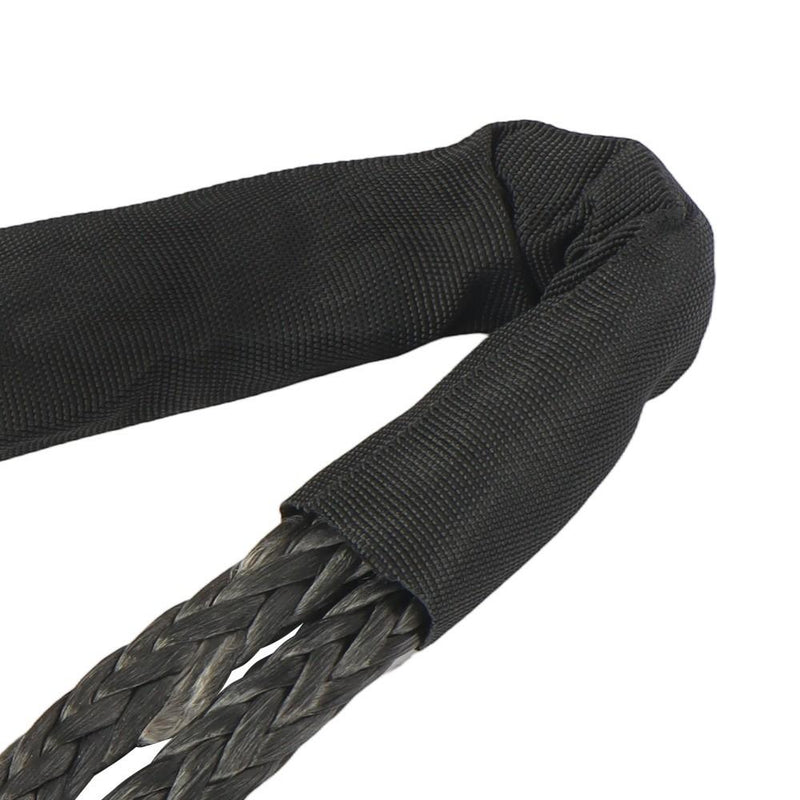 DURAFORCE 1"×30‘ Kinetic Recovery Tow Rope (34000lbs) Heavy Duty Energy Rope W/ 2 Shackles