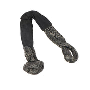 DURAFORCE 1"×30‘ Kinetic Recovery Tow Rope (34000lbs) Heavy Duty Energy Rope W/ 2 Shackles